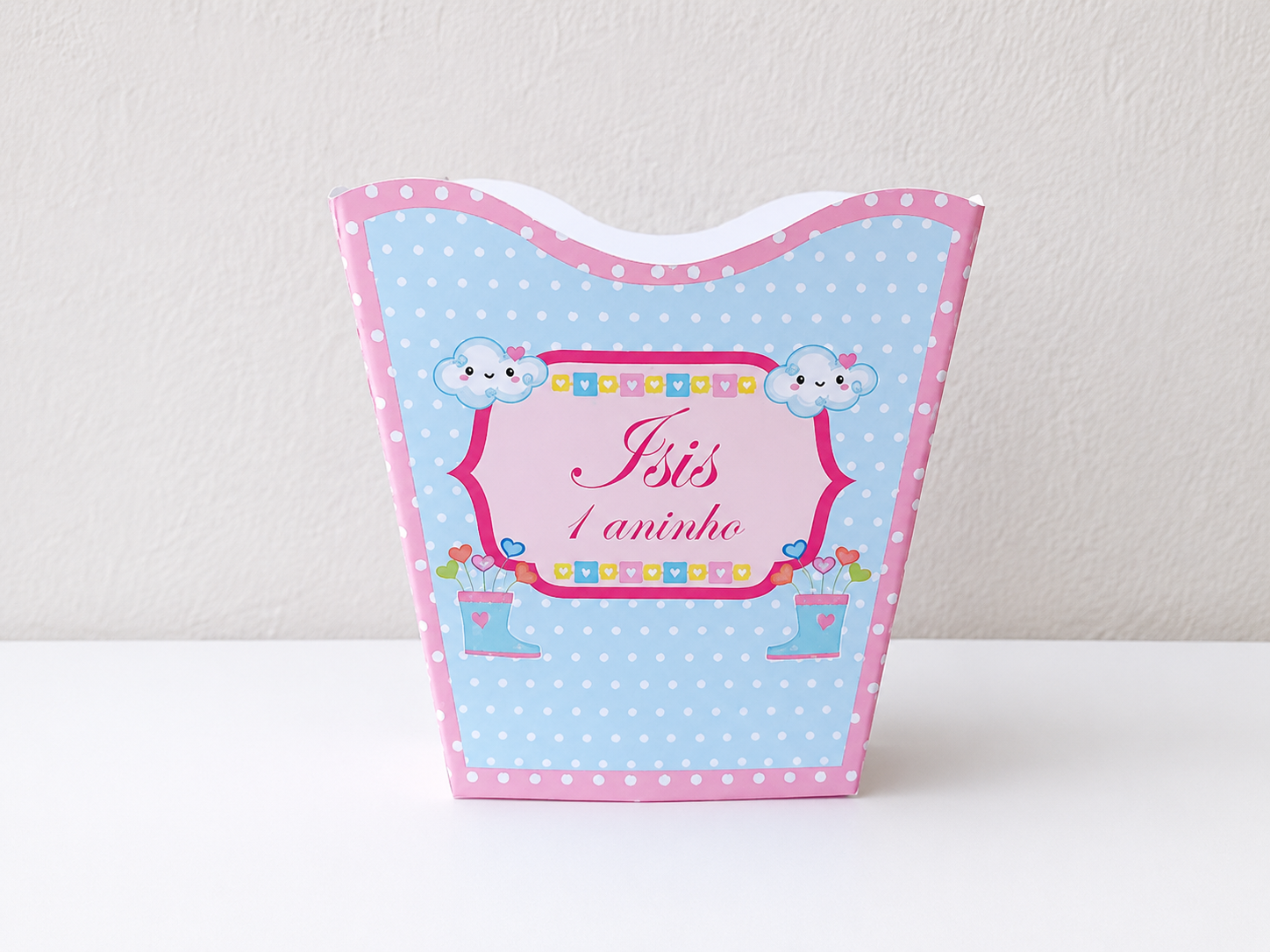 Cachepot personalizado chuva de amor