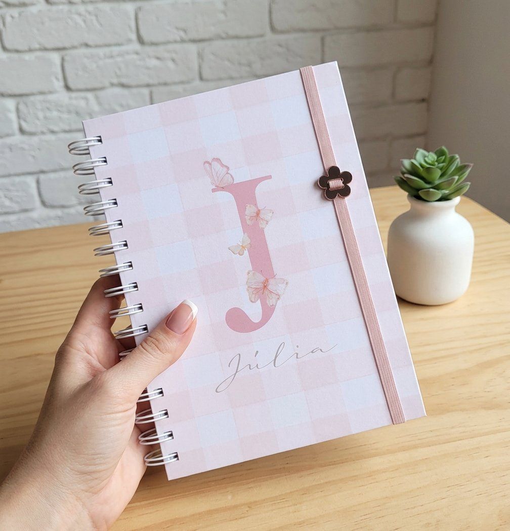 Diário de Rotina do Bebê Personalizado Amamentação - Escolha a Capa