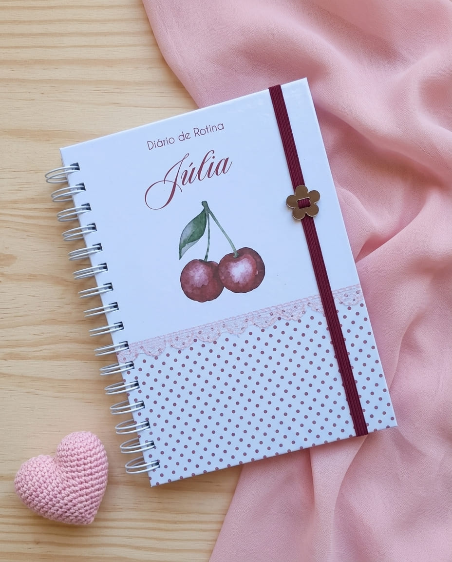 Diário de Rotina do Bebê Personalizado - Amamentação - Escolha a Capa