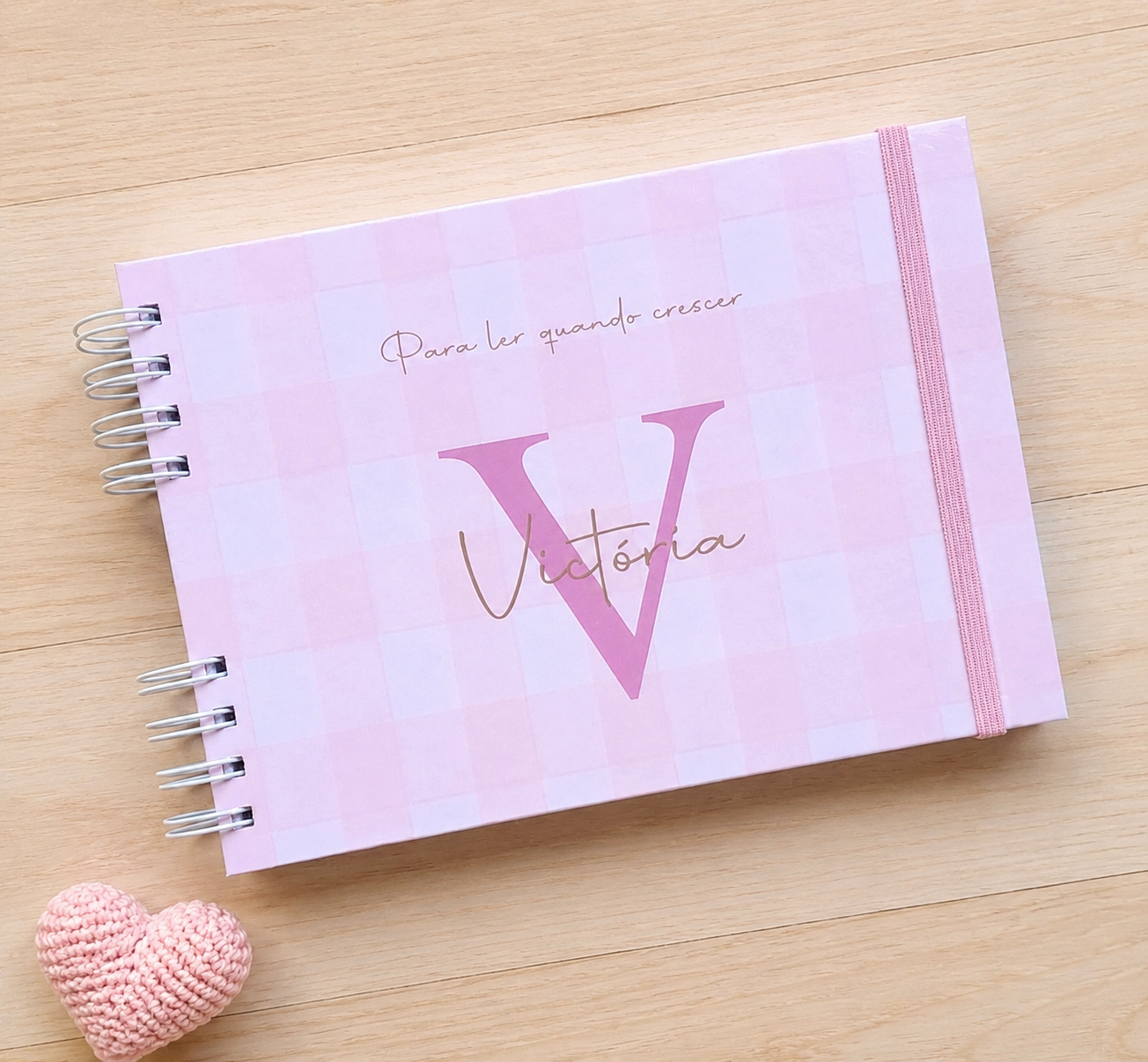 Caderno de Mensagens para Chá de Bebê Personalizado