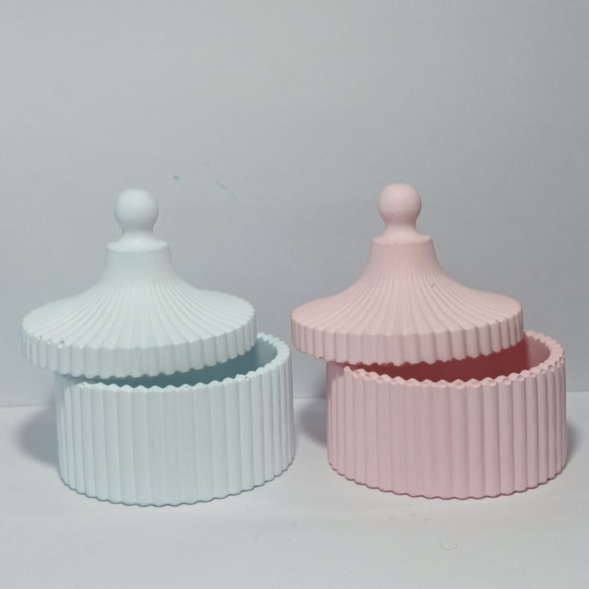 Kit 2 Vasos Canelados
