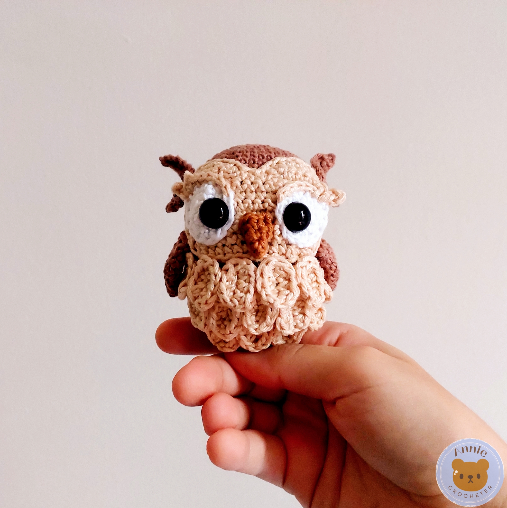 Coruja De Crochê Amigurumi Corujinha