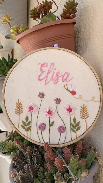 Decoração do quarto do bebê - mod. Jardim de Flores