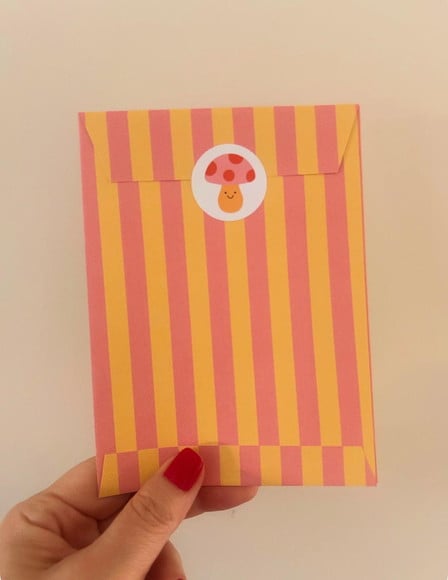 Envelope Plano Criativo com Lacre Adesivo- Flat Pocket