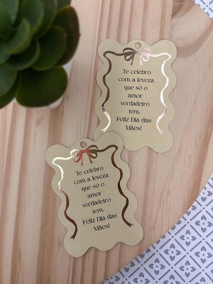 Tag Hotstamp - Dia das Mães
