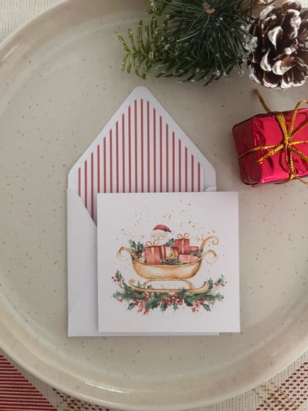 Cartão de Natal - 10 Unidades