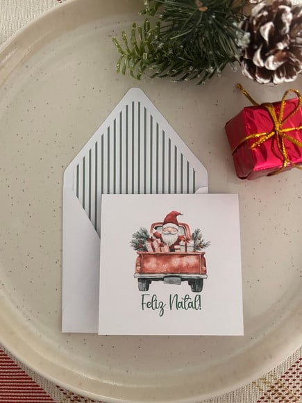 Cartão de Natal - 10 Unidades