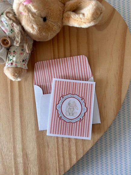 10 Mini Cartões + Envelopes - Páscoa