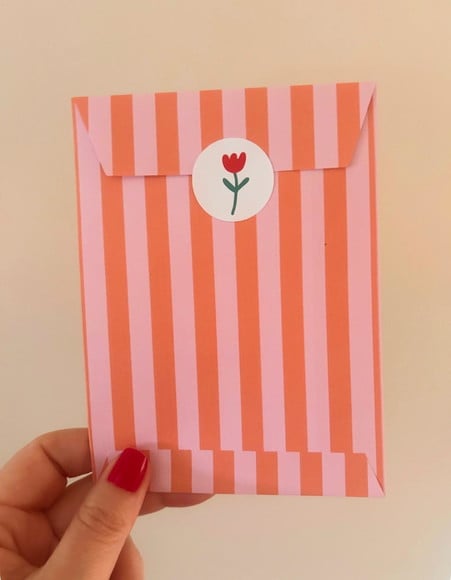 Envelope Plano Criativo com Lacre Adesivo- Flat Pocket