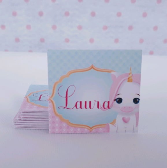 Adesivo para Personalizados Unicórnio Cute
