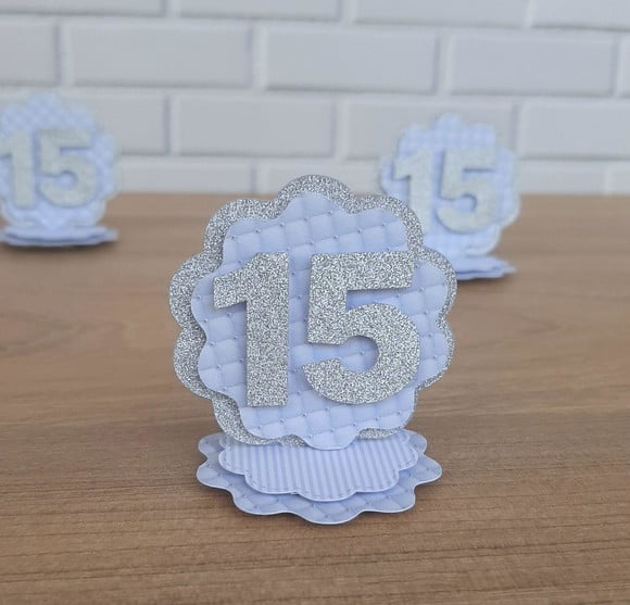 Aplique 3d para Lembrancinha 15 Anos