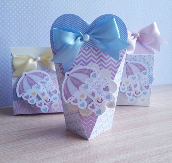 Kit Caixinhas Chuva de Amor