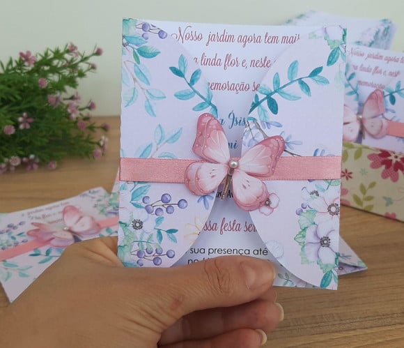 Convite de Festa Jardim