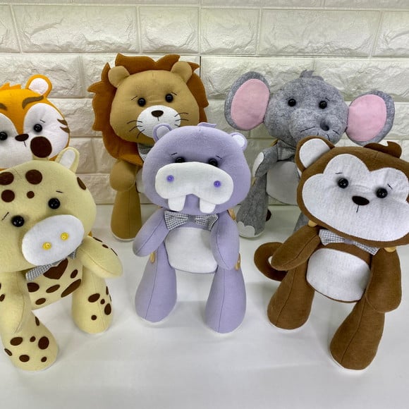 Kit Safári Baby 6 Peças