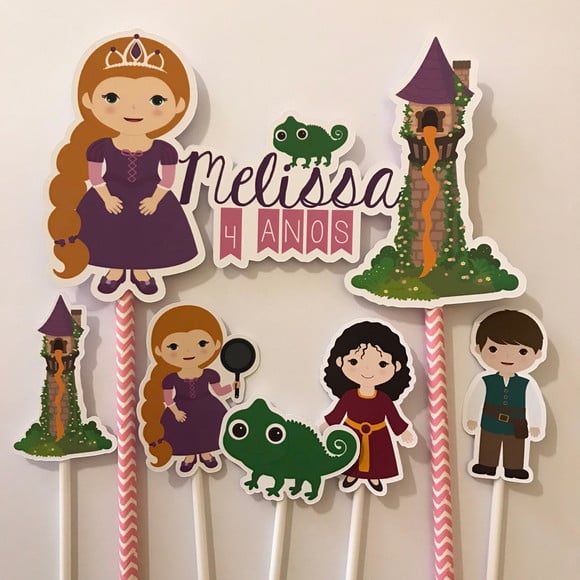 Topo Bolo Rapunzel