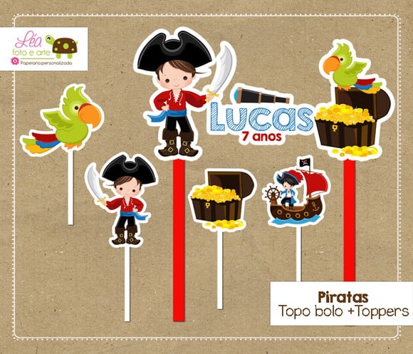 Topo Bolo Piratas