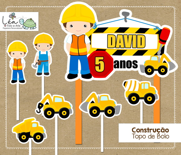 Topo de Bolo Construção