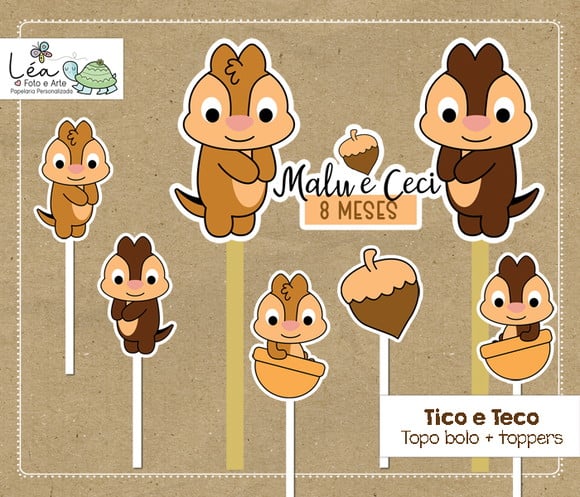 Topo Bolo Tico e Teco