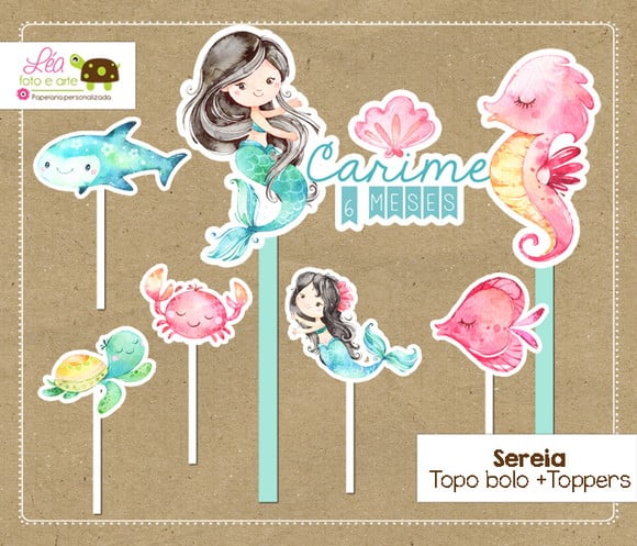 Topo Bolo Sereia