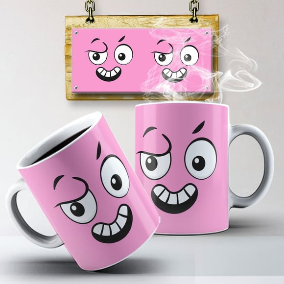 Caneca Personalizada - Caneca Carinha Divertida
