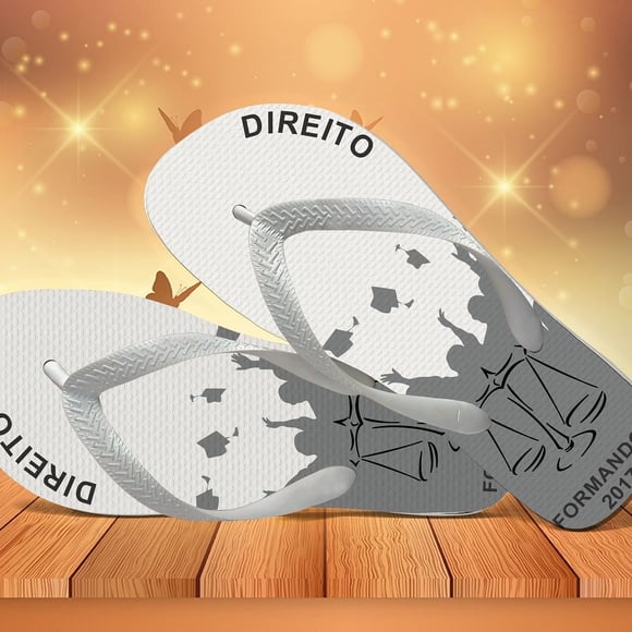 Chinelo de formatura
