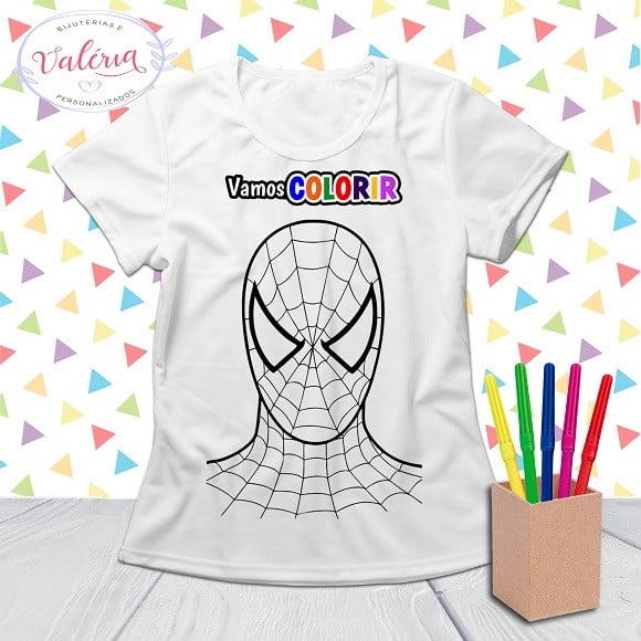 Camiseta Canetinha Desenho Transfer Estamparia