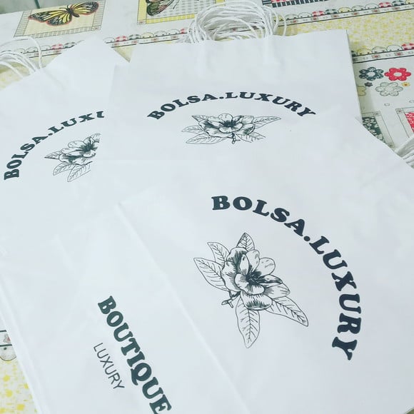 Sacola Branca Personalizada