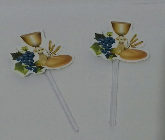 Toppers para doces primeira comunhão