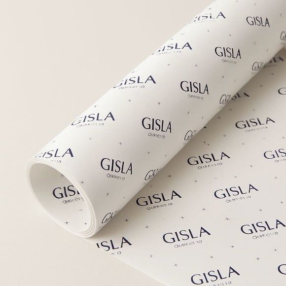 Papel de Embrulho Personalizado 21 x 66 cm