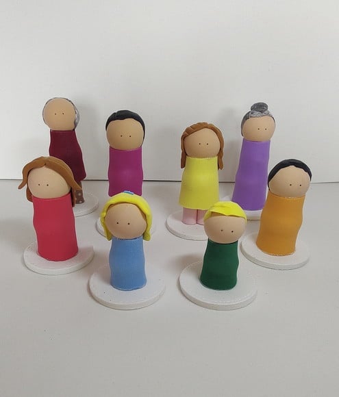 Família Obesos para Constelação Familiar Mesa Água