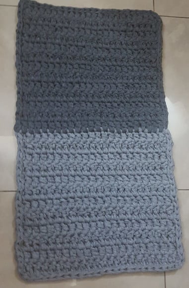 Tapete Retangular em Fio de Malha - Tapmaret083