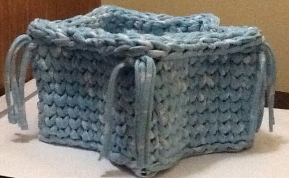 Cesto de Croche em Fio de Malha Estrela - Cesmal033