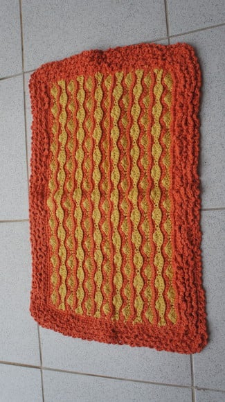 Tapete Retangular de Croche em Barbante - Tapbarbreta003