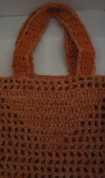 Bolsa/sacola de Praia Peq. em Croche -lj/br - Bolpbarb002
