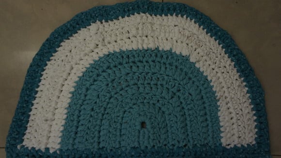Tapete de Croche em Fio de Malha - Tapmameiord015