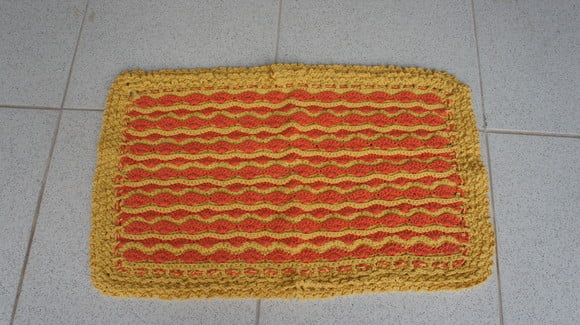 Tapete Retangular de Croche em Barbante - Tapbarbreta004