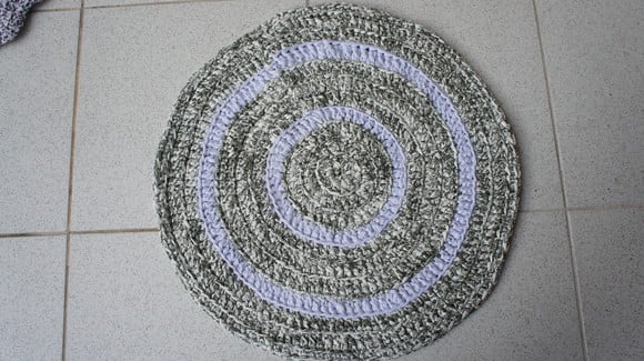 Tapete de Croche em Fio de Malha - Tapmared030