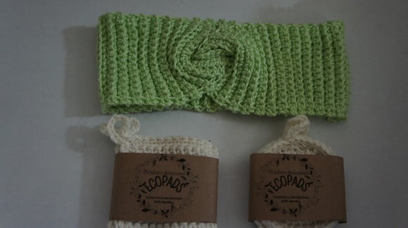 Kit Presente Ecopads/ Faixa Cabelo - Ecopads009