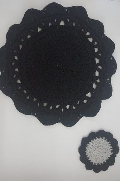 kit com 6 souplast em fio de malha