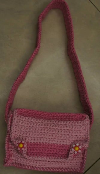 Bolsa em croche - BOLBARB013