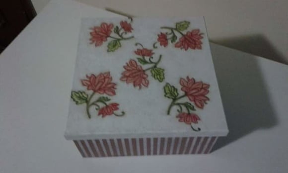 Caixa para presente de flores
