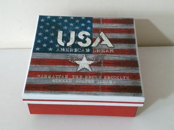 Caixa em Madeira mdf Masculina Usa