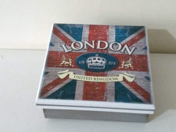 Caixa em Madeira Masculina London