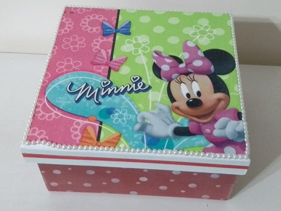 Caixa da Minie em Madeira mdf