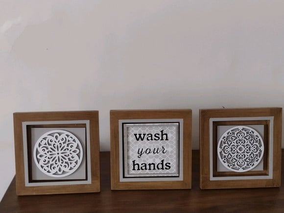 Conjunto de Quadros P/lavabo ou Banheir