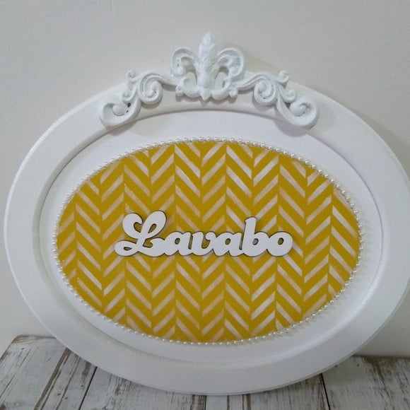 Placa para Lavabo com Resina