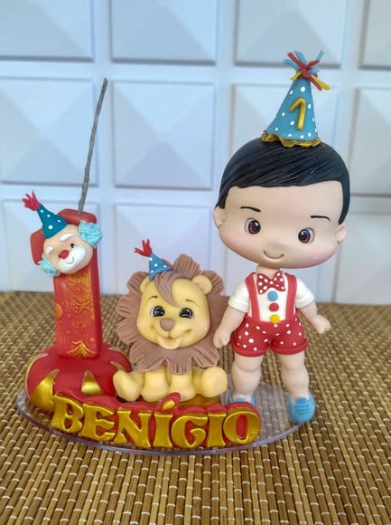 Topo de Bolo Circo