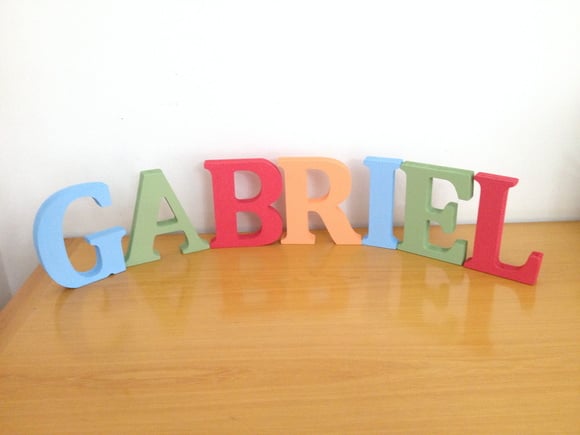 Letras em madeira MDF