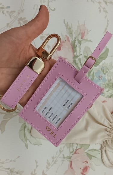 Chaveiro Personalizado + Tag de Mala