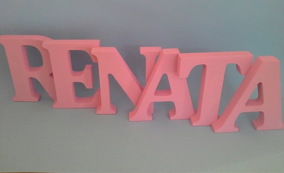 Letras em madeira MDF